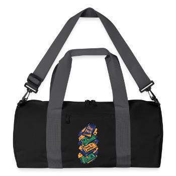 Ein Pack führt zu einem anderen Sammelkartensammler - Recycelte Duffel Bag - Schwarz/Graphitgrau - Vorne