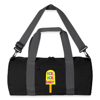 Ice age - Recycled Duffel Bag - black/graphite grey - Front