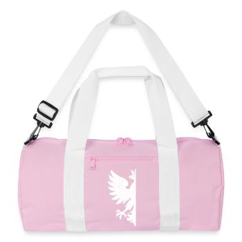 Poland Polska Eagle Flag Flag White Gift - Recycled Duffel Bag - pink/white - Front