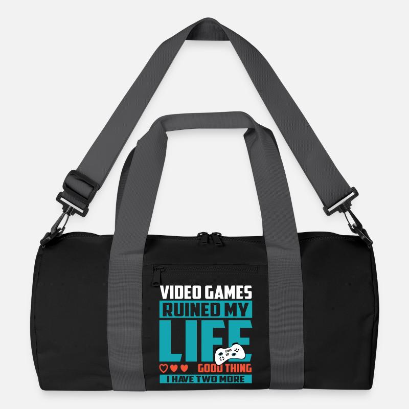 Gamer Extra Leben Recycelte Duffel Bag