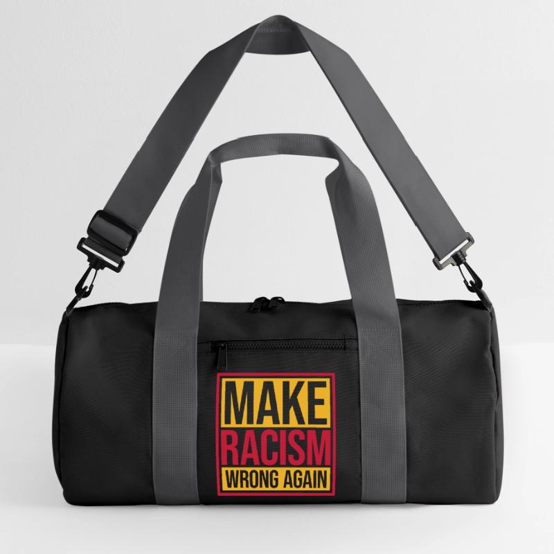 make racism wrong again Recycelte Duffel Bag