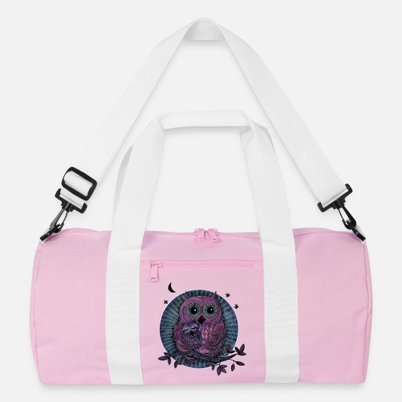 Owls Mama Child Recycled Duffel Bag