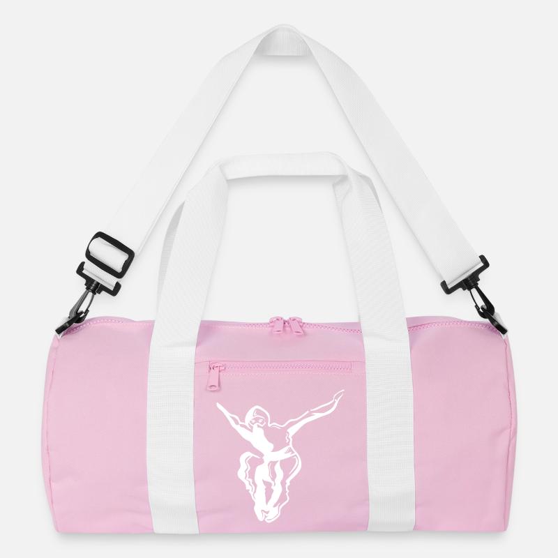 Ninja - white Recycelte Duffel Bag