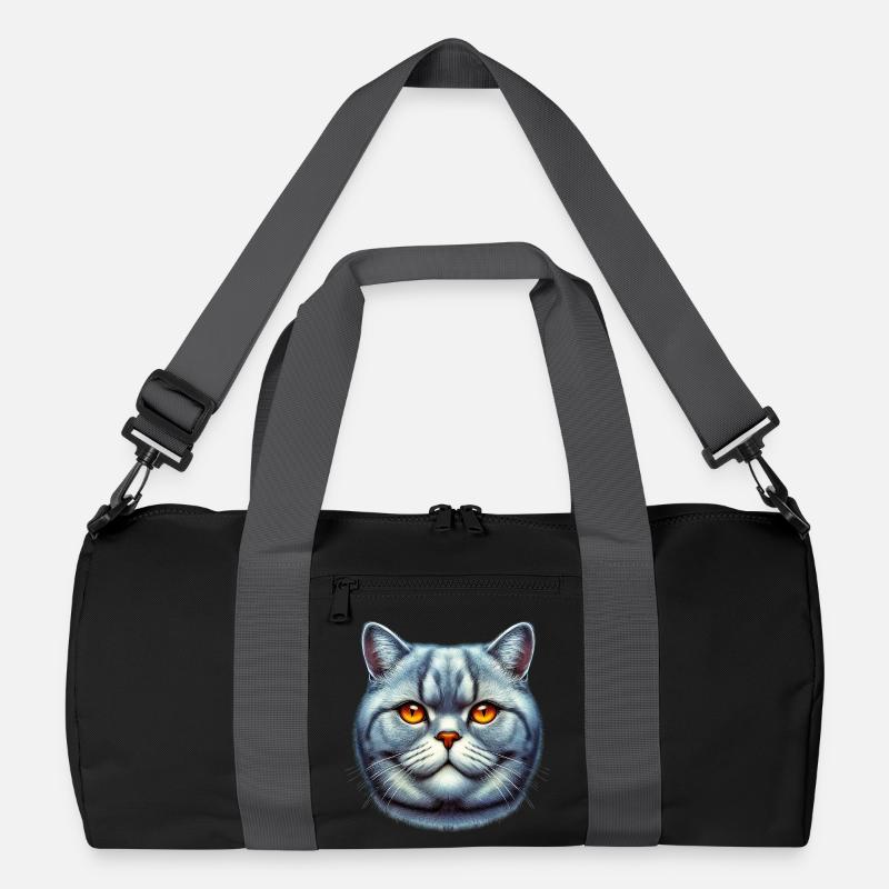 Britisch Kurzhaar Katze Recycelte Duffel Bag