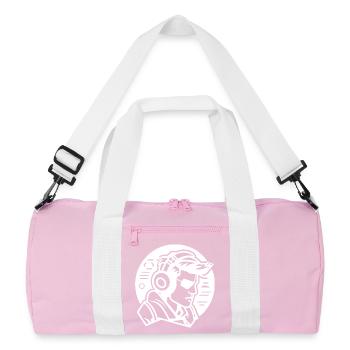 Video Games Lovers - Recycled Duffel Bag - pink/white - Front