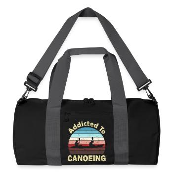 Canoe Canoeist - Recycled Duffel Bag - black/graphite grey - Front
