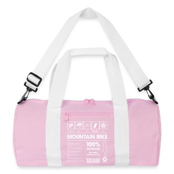 T-shirt Mountain Bike Icons - Sac de sport recyclé - rose/blanc - Devant