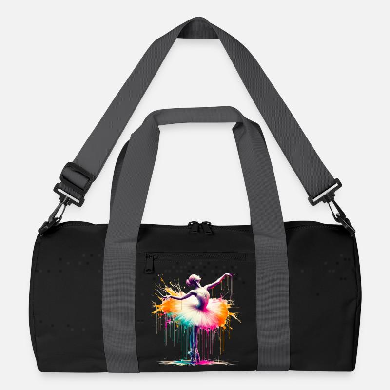 Balletttänzerin mit Tutu Recycelte Duffel Bag