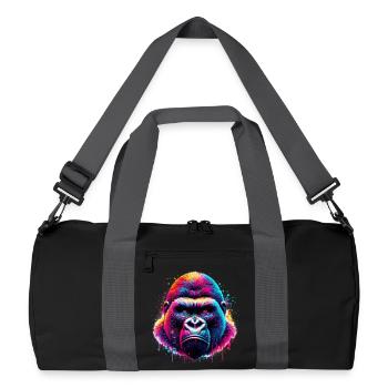 Gorille - Sac de sport recyclé - noir/gris graphite - Devant