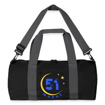 51 - Sac de sport recyclé - noir/gris graphite - Devant