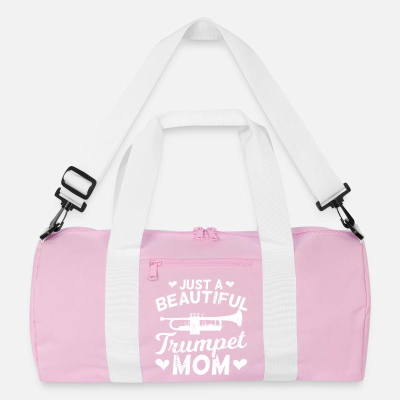 Nur eine schöne Trompeten Mama Recycelte Duffel Bag