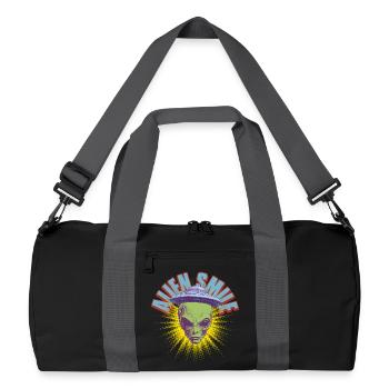 Alien Smile - Recycled Duffel Bag - black/graphite grey - Front