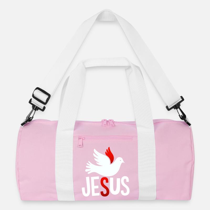 Friedens-Taube Jesus Recycelte Duffel Bag