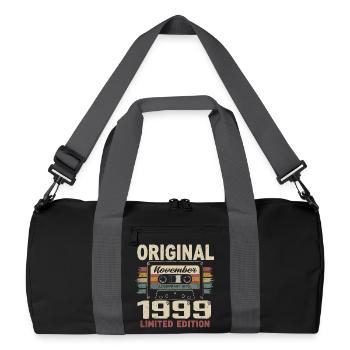 Novembre 1999 Cadeau Novembre 1999 - Sac de sport recyclé - noir/gris graphite - Devant