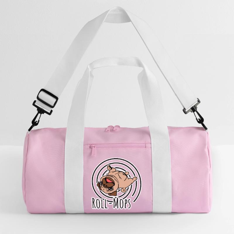 Rollender Mops - Ein Roll-Mops Recycelte Duffel Bag