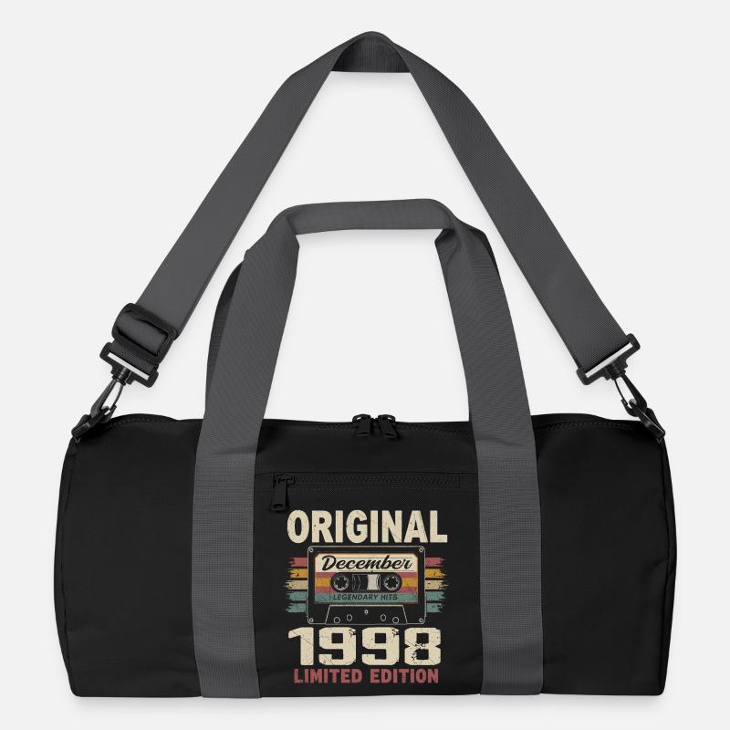 Dezember 1998 Geburtstagsgeschenk Recycelte Duffel Bag
