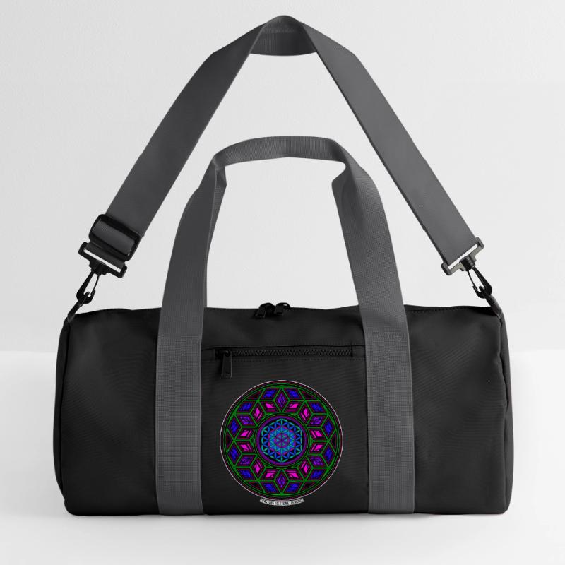 Expérience d’évolution fractale Kaléidoscope Mandala Sac de sport recyclé