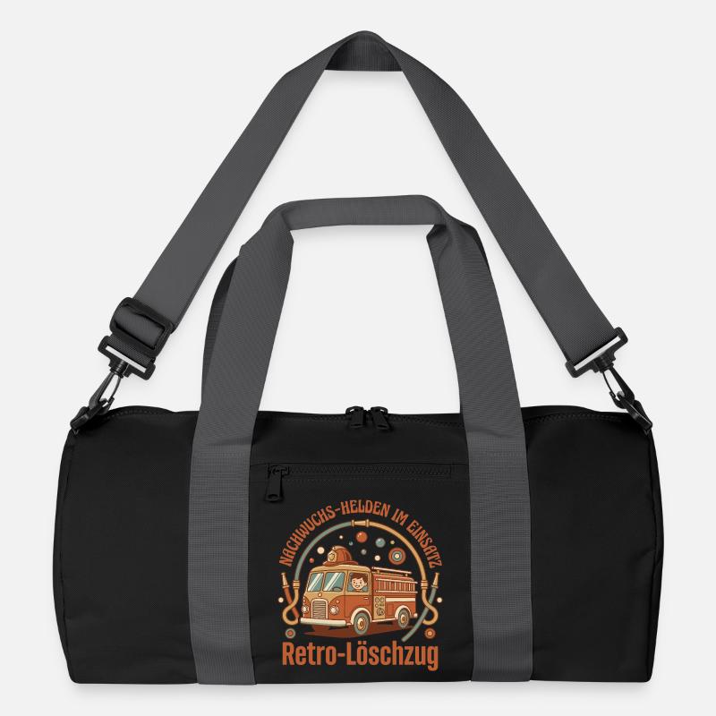 Retro Fire Brigade Offspring Recycled Duffel Bag