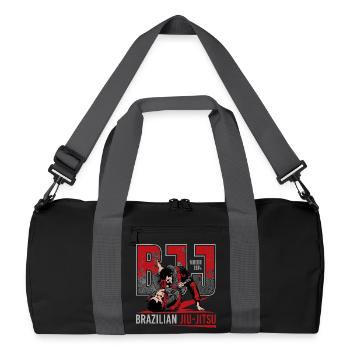 Brazilian Jiu-Jitsu Martial Arts - Recycled Duffel Bag - black/graphite grey - Front