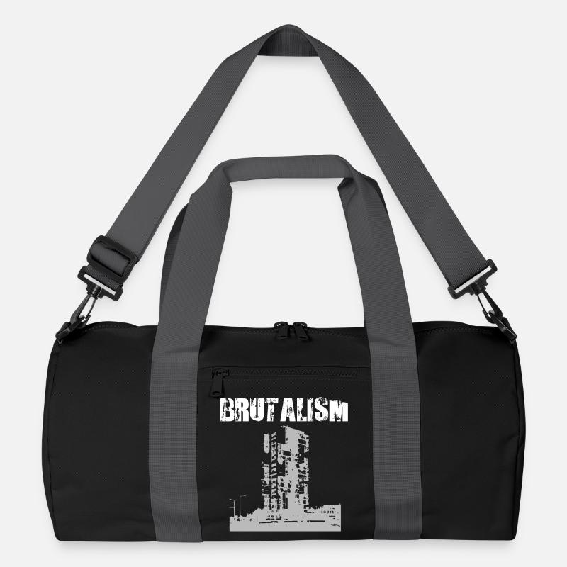 Brutalismus-Turm-Silhouette Recycelte Duffel Bag