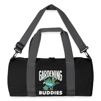 Gardening Buddies Plant Lovers Garden - Recycled Duffel Bag - black/graphite grey - Front