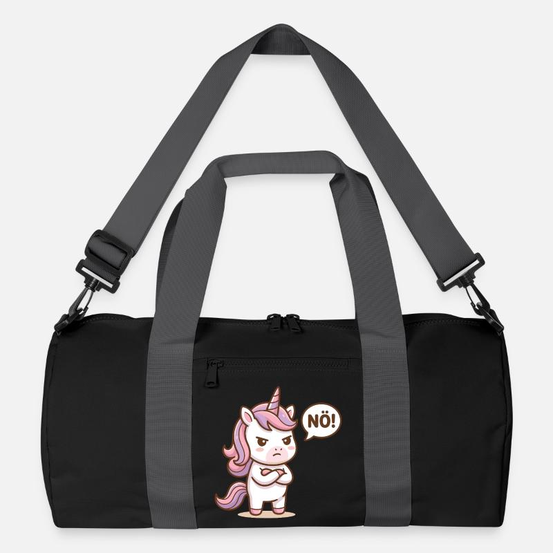 Süßes Einhorn Nö Lustiger Spruch Recycelte Duffel Bag