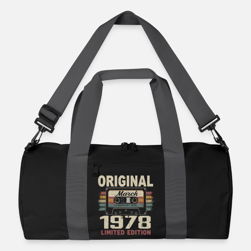 March 1978 Vintage March 1978 Recycled Duffel Bag