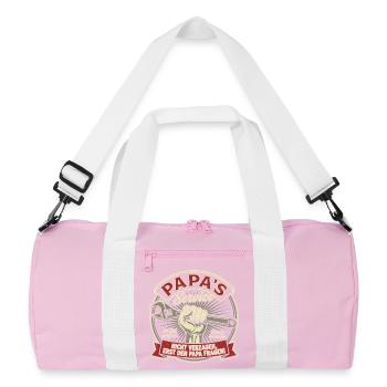 Service de papa - Ne désespère pas, demande à papa ! - Sac de sport recyclé - rose/blanc - Devant
