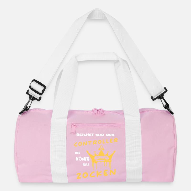 Hands me the controller the king wants to gamble Recycled Duffel Bag