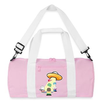 Escouade de la Maison OVNI - Sac de sport recyclé - rose/blanc - Devant