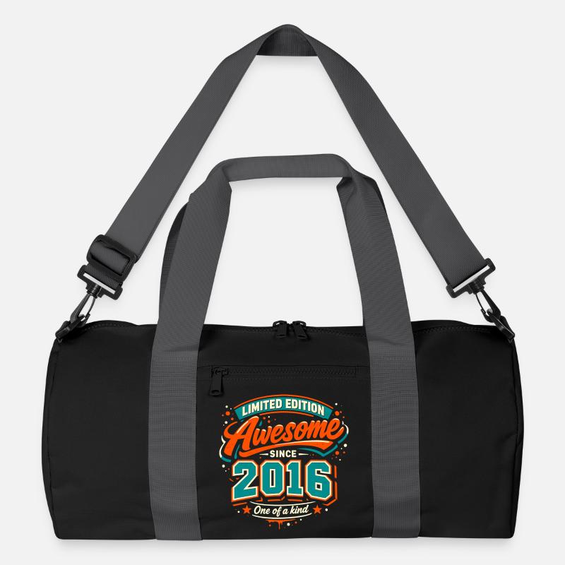 Awesome Since 2016 Limited Edition Geburtstag Recycelte Duffel Bag