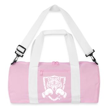 Wolf Boxing MMA - Recycled Duffel Bag - pink/white - Front