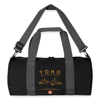 Yoho National Park Canada - Recycled Duffel Bag - black/graphite grey - Front