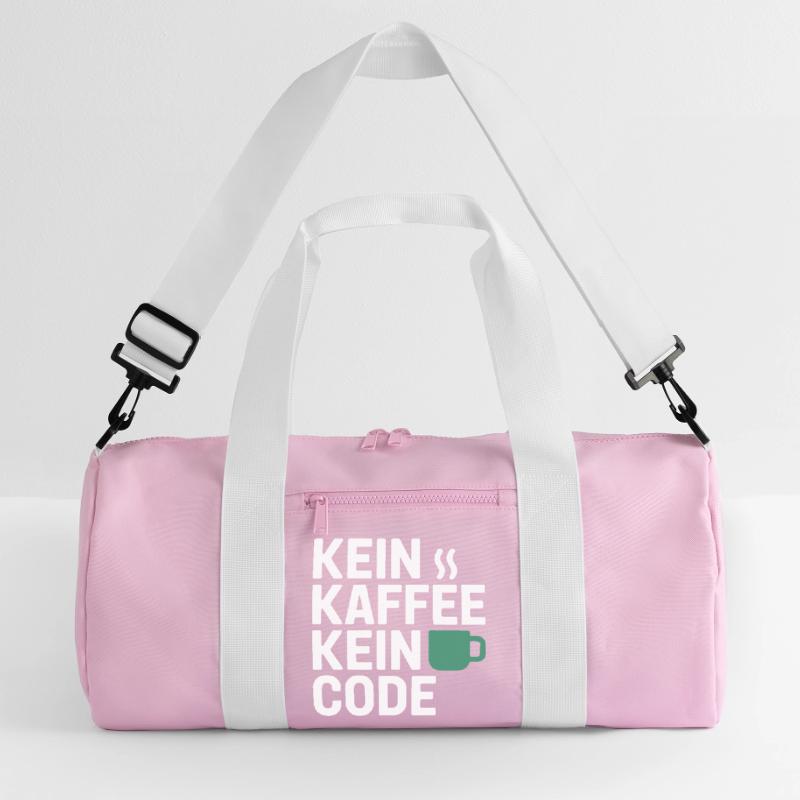 No Coffee No Code Programmer Computer Scientist Recycled Duffel Bag