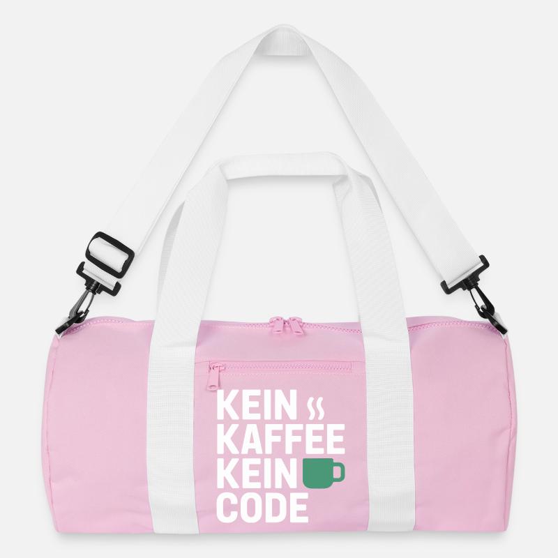 Kein Kaffee Kein Code Programmierer Informatiker Recycelte Duffel Bag