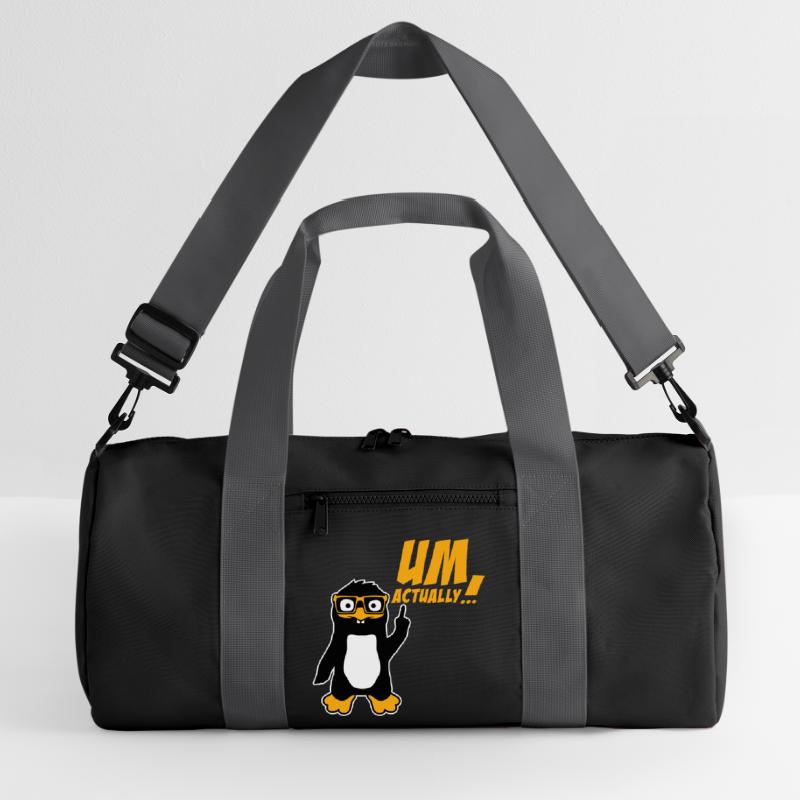 Le Pingouin devient le logo du nerd vraiment drôle Sac de sport recyclé
