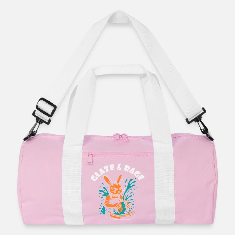 Glaze & Rage – Punk Bunny Recycelte Duffel Bag