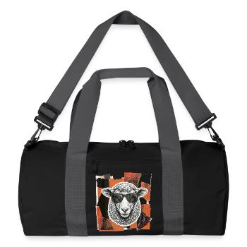 Sheep sheep - Recycled Duffel Bag - black/graphite grey - Front
