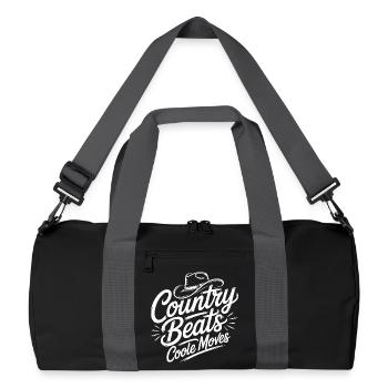 Country Beats Style - Recycelte Duffel Bag - Schwarz/Graphitgrau - Vorne