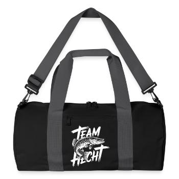 Predatory Pike - Recycled Duffel Bag - black/graphite grey - Front