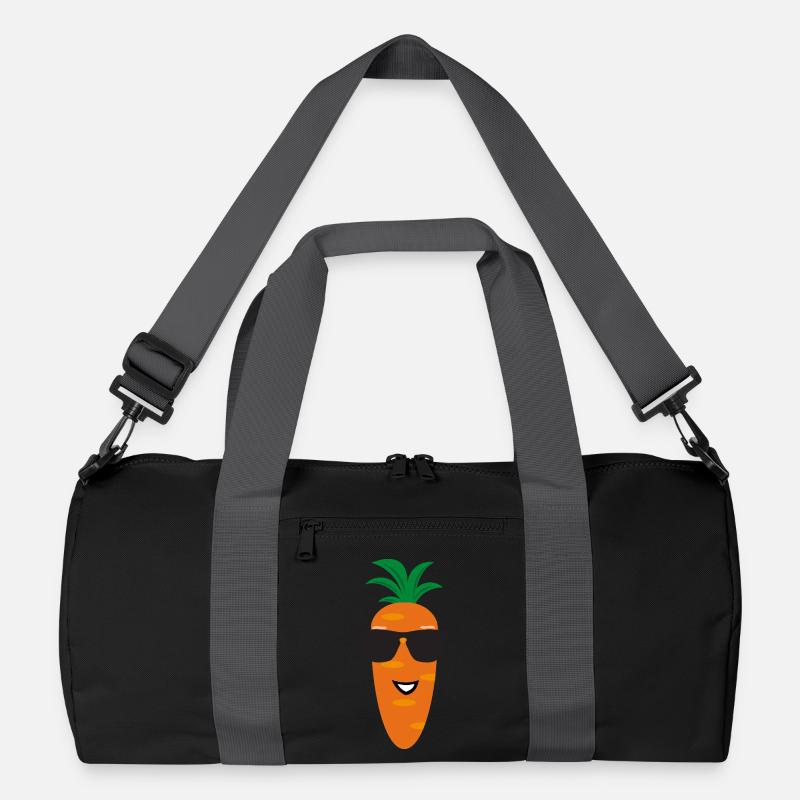 Karotte mit Sonnenbrille Recycelte Duffel Bag