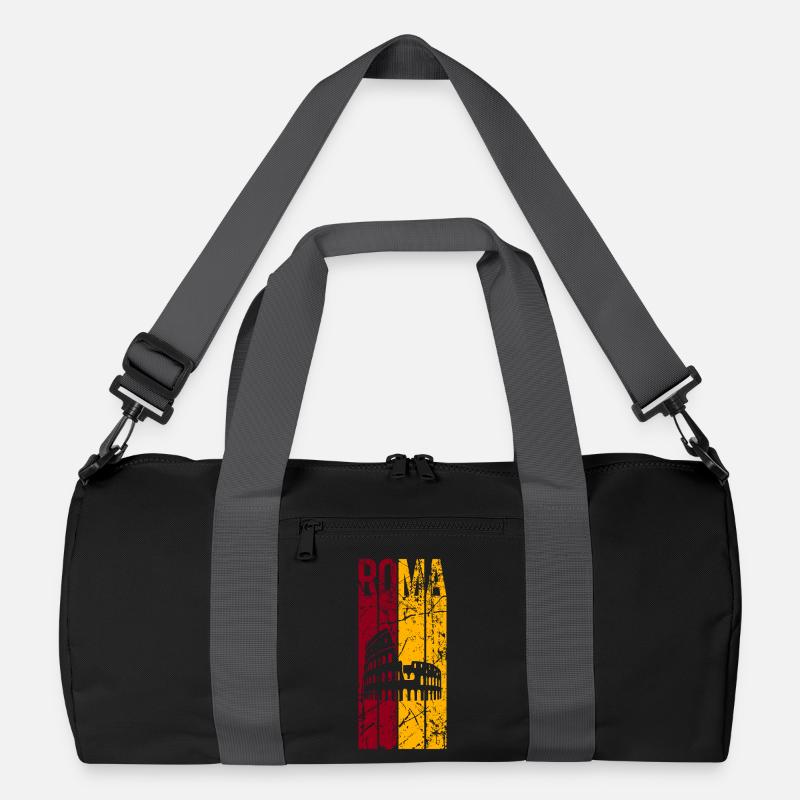 Rom T-Shirt Design Grunge Effekt Roma Rom Rome Recycelte Duffel Bag