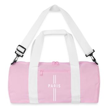 Black Line Betting - Recycled Duffel Bag - pink/white - Front