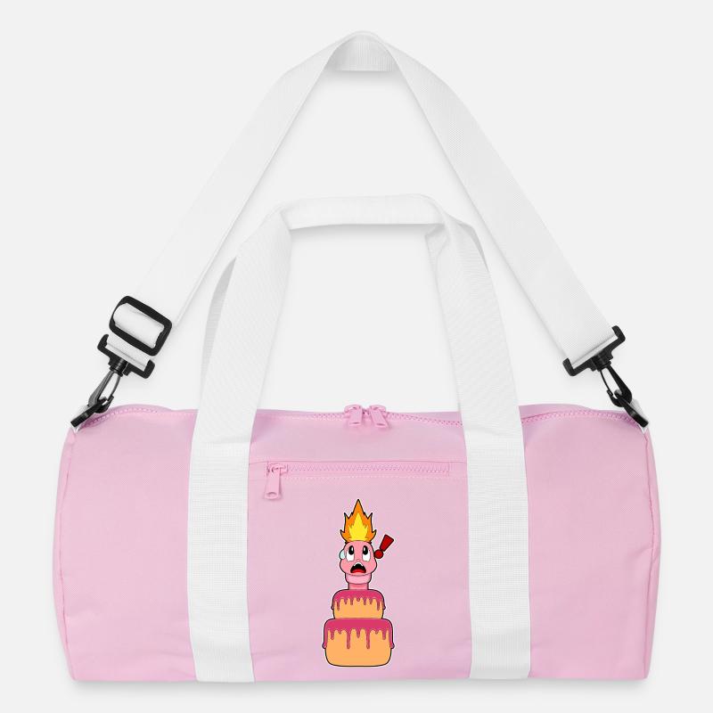 Wurm Geburtstag Kuchen Recycelte Duffel Bag