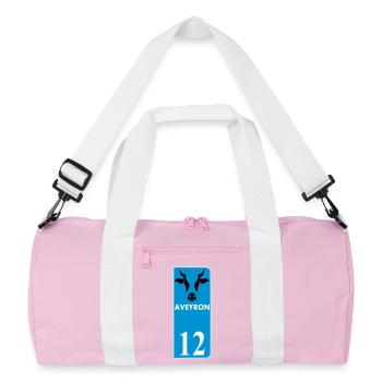 Aveyron - Recycled Duffel Bag - pink/white - Front