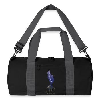 Lightning the power of nature - Recycled Duffel Bag - black/graphite grey - Front