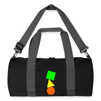 Simple Balance - Recycled Duffel Bag - black/graphite grey - Front