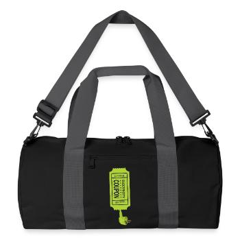 Electricity Coupon - Recycled Duffel Bag - black/graphite grey - Front