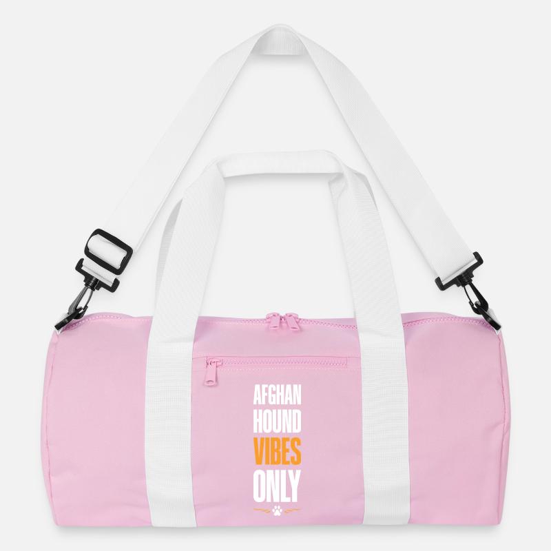 Afghan Hound Vibes Only Recycelte Duffel Bag