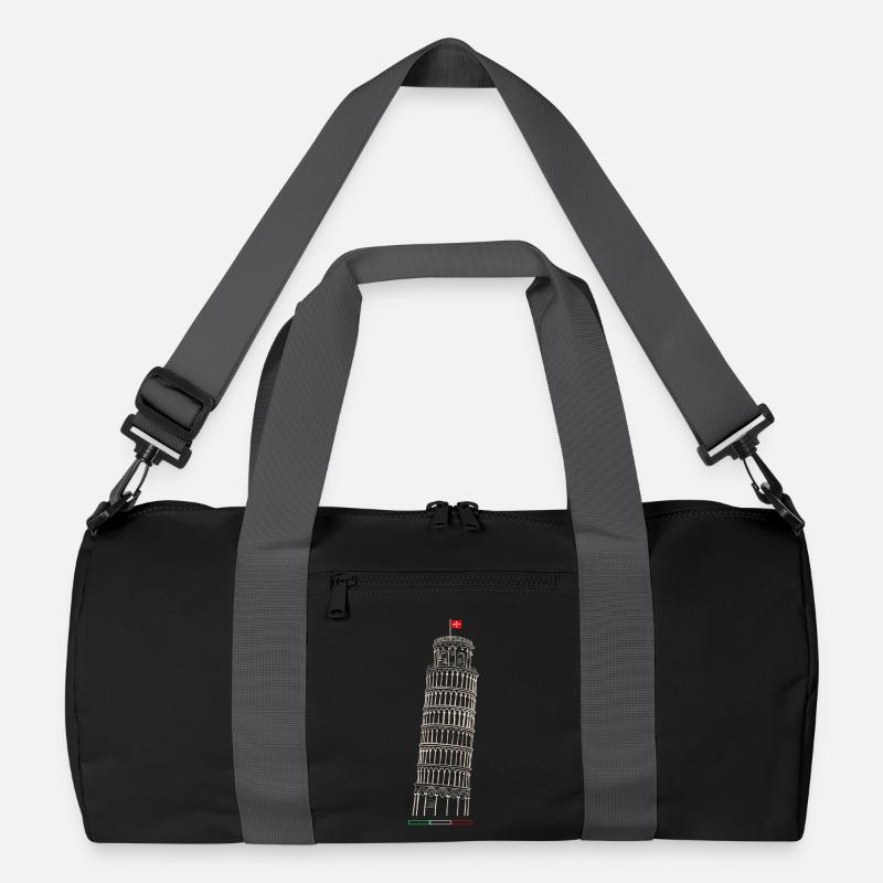 Schiefe Turm von Pisa Recycelte Duffel Bag